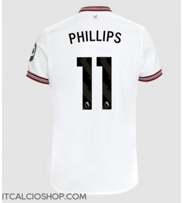 West Ham United Kalvin Phillips #11 Seconda Maglia 2023-24 Manica Corta